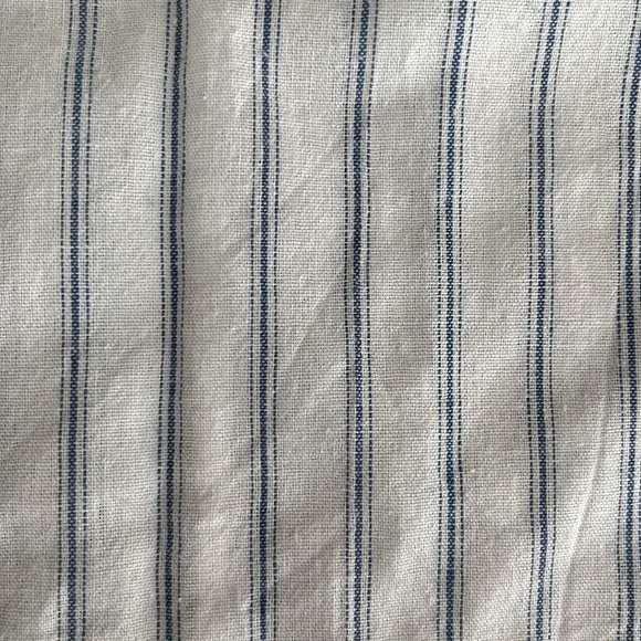 Blue white striped cotton top - Picture 2 of 2